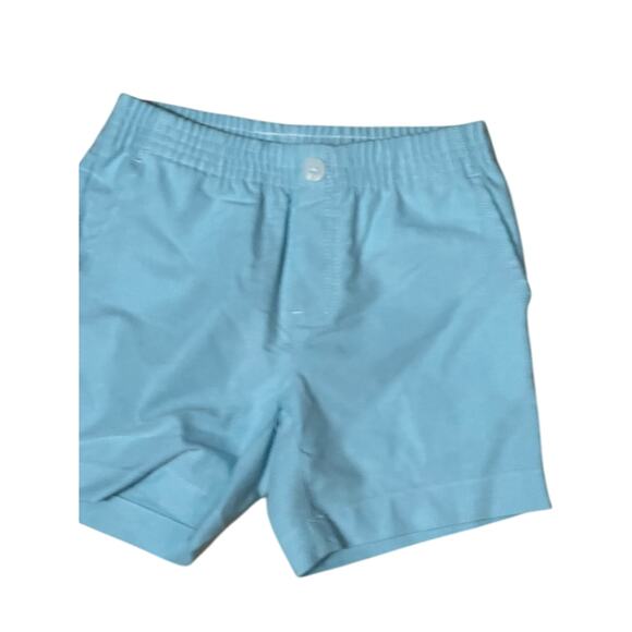 IZOD Casual Shorts Pull On Pinstripe Pattern Lightweight Blue Baby Boy 3T NWT - Picture 2 of 8